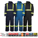 Insulated Coverall with Reflective Material - M805US7 - FRpro.com