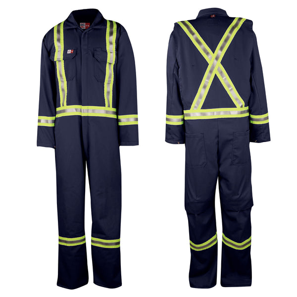 Flashtrap Vented Coverall with Reflective Material - 1155US7