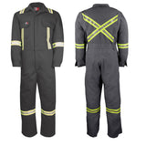 Work Coverall Unlined with Reflective Material - 1625US7 - FRpro.com