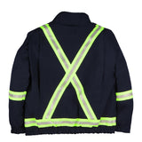 Unlined Jacket Zip-In Zip-Out with Reflective Material - L495US9 - FRpro.com