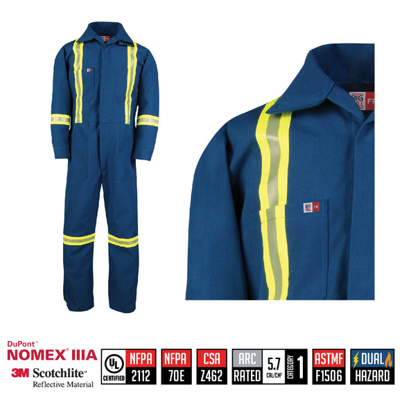 Enhanced Visibility Unlined Coverall - 1600RT - FRpro.com