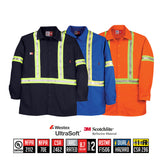 Industrial Work Shirt with Reflective Material - 235US7 - FRpro.com