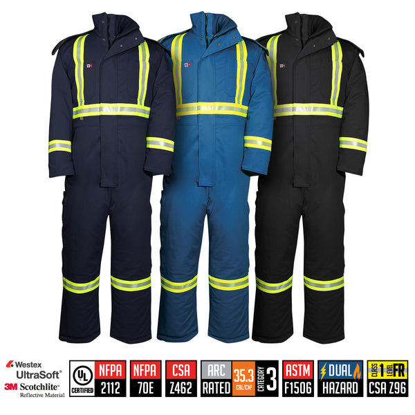 Insulated Coverall with Reflective Material - M805US7