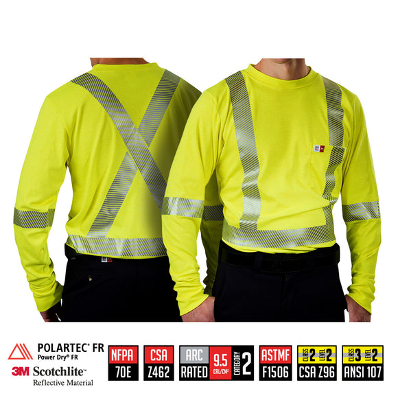 Long Sleeve T-Shirt High Visibility - SRT5PY6 - FRpro.com
