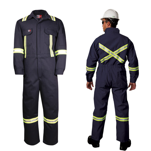 Work Coverall Unlined with Reflective Material - 1625US7